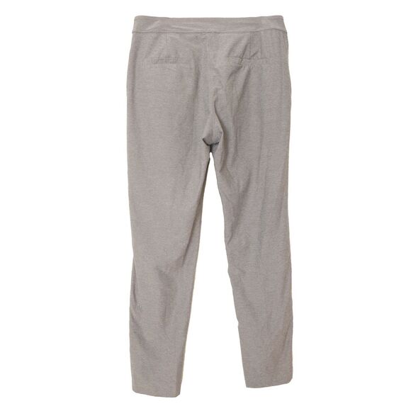 LULULEMON Drawstring Slim Fit Pant 8/10 Pockets Elastic Waist Gray EUC B55 - Picture 3 of 5